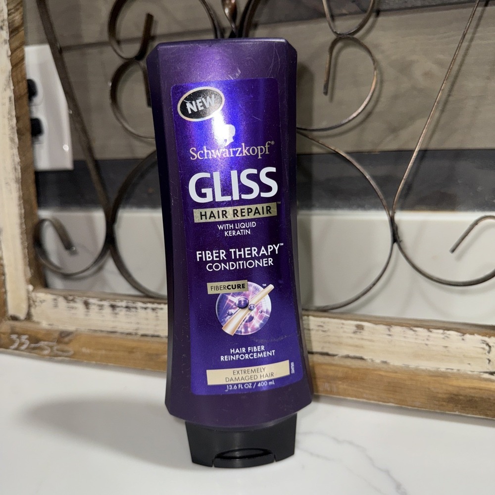 Schwarzkopf Gliss Hair Repair Fiber Therapy Shampoo 13.6 fl oz Discontinued